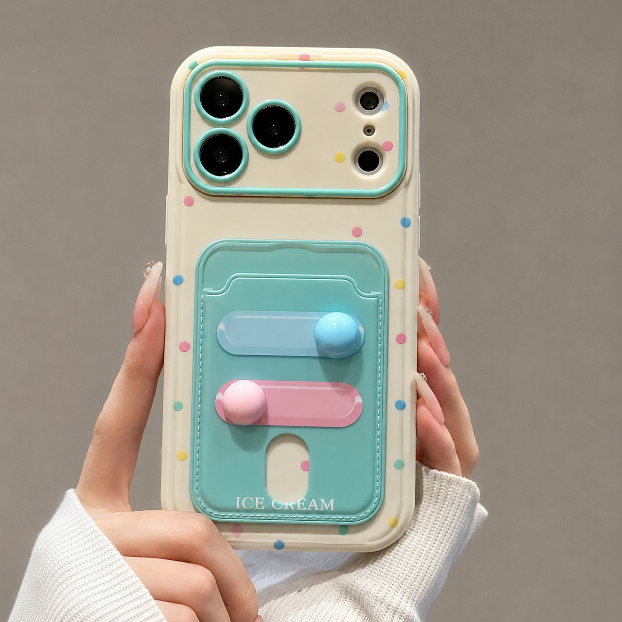 3D Sphere Card Holder Case
