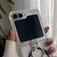 Crystal Clear Magsafe Metal Ring Holder Case