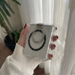 Crystal Clear Magsafe Metal Ring Holder Case