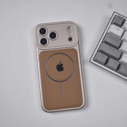 Magnetic Leather Armor Case