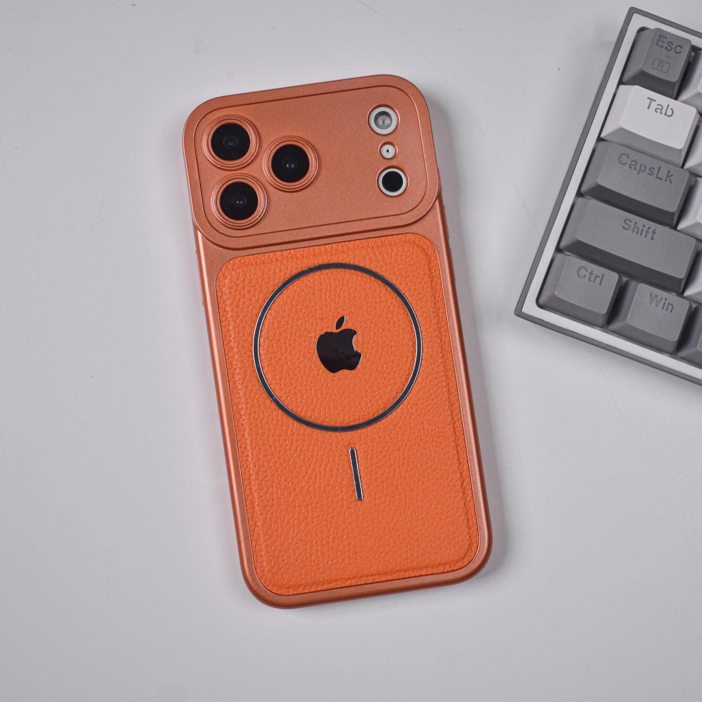 Magnetic Leather Armor Case