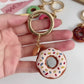 Sprinkle Donut Keychain