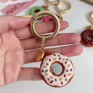 Sprinkle Donut Keychain
