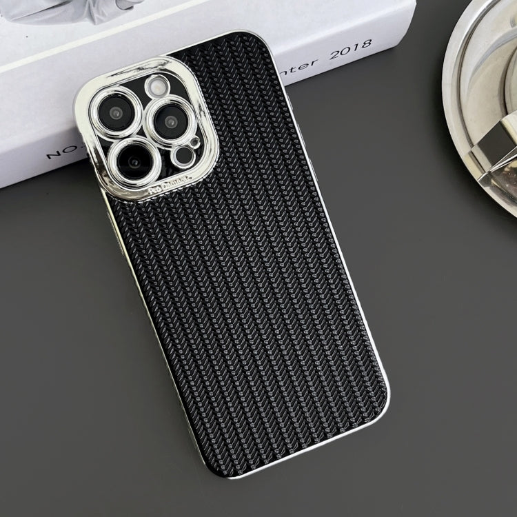 Textured Weave Luxe Case - Black