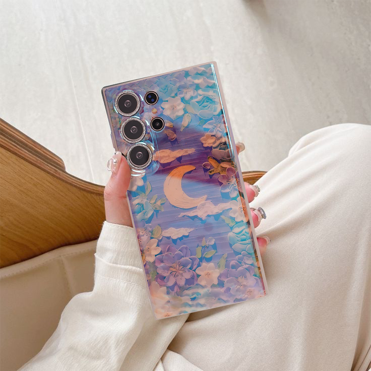 Vintage Floral Charm Case