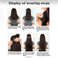 7 Pcs Set 16 Clip In Hair Extensions (Wavy)