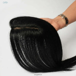 Invisible Human Hair Lace Topper - 16 Inch