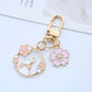 Cherry Blossom Bunny KeyChain