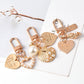 Golden Charm Pearl KeyChain