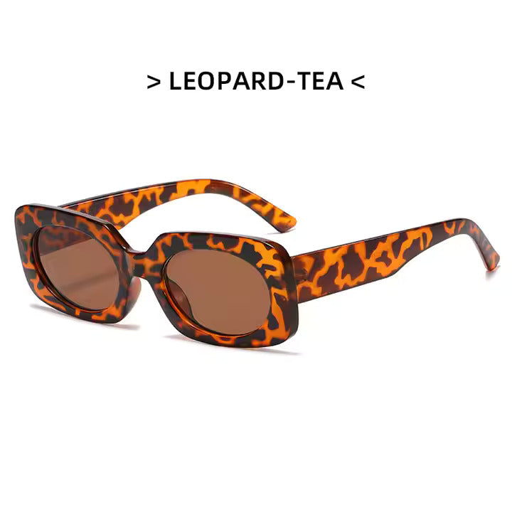 New Retro Leopard Tea Sunnies