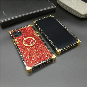 iPhone 13 Series - Sparkly Case With Ring Holder