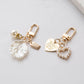 Golden Charm Pearl KeyChain