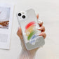 Reflective Mirror Rainbow Pattern Phone Case