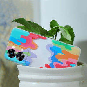 Art Abstract Colorful Silicone Case
