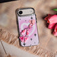 Kawaii Pink Aura Heart Case With Beaded Charm