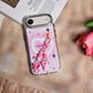 Kawaii Pink Aura Heart Case With Beaded Charm