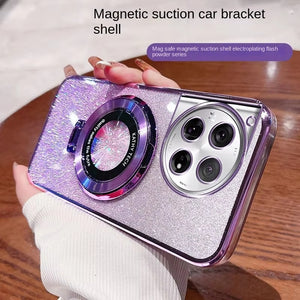 Electroplating Glitter Magnetic Bracket Shell Case