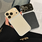 UrbanLeather Texture White Case - iPhone