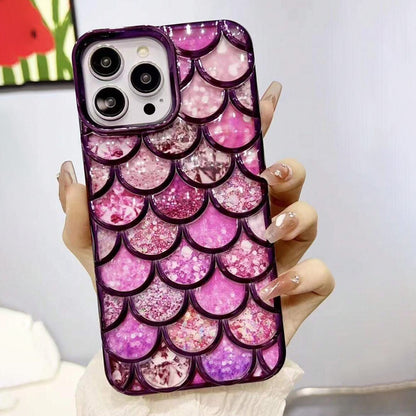 iPhone 15 Series - Glitter Mermaid Pattern Case