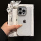 Sparkle Blush Case - White