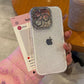 Sparkle Blush Case - White