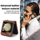 Luxury Quilted Leather Case with Silk scarf Chain Strap
