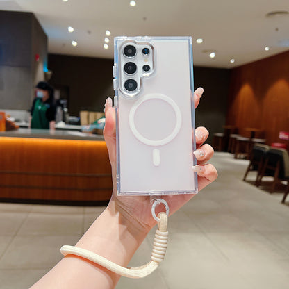 White Halo Case with Lanyard