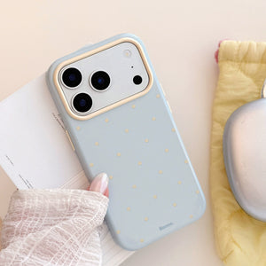 Korean Polka Dot Aesthetic Case - iPhone