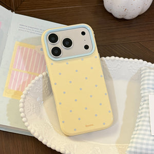 Korean Polka Dot Aesthetic Case - iPhone