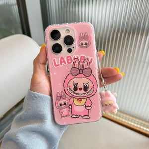 Pink Labubu Monsters Case