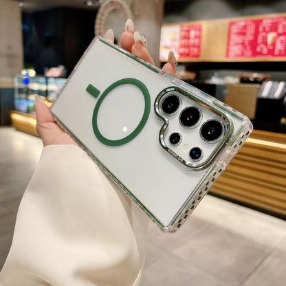Dotted Acrylic Transparent Magnetic Case