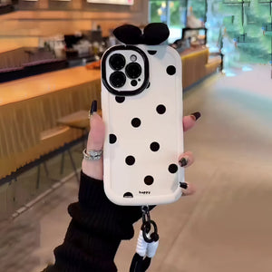 Polka Puff Bow Case