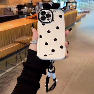 Polka Puff Bow Case