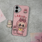 Pink Labubu Monsters Case