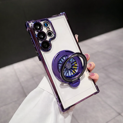 Electroplated Rotating Gyro Magnetic Case - Samsung