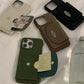 Retro Leather Flip Card Holder Case