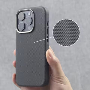 Diamond texture leather Case - Black