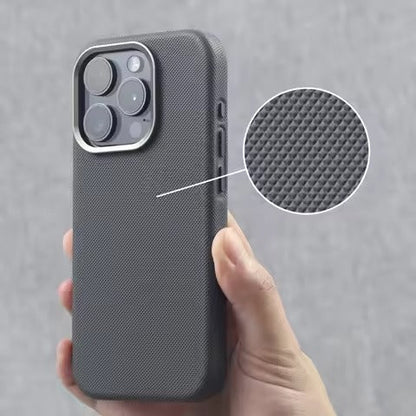 Diamond texture leather Case - Black