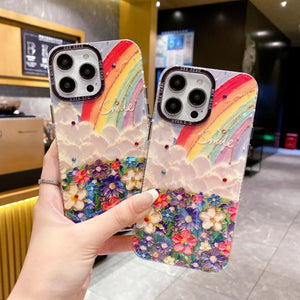 iPhone 14 Series - Vibrant Petal Rainbow Case
