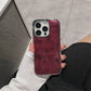 Glossy Crocodile Pattern Leather Case