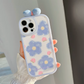 Cute Girl 3D fabric bow Flower Phone Case