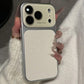 UrbanLeather Texture White Case - iPhone