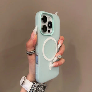 Soft Feel Magsafe Case - Cyan