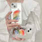 OnePlus - Reflective Mirror Rainbow Pattern Phone Case