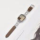 Metal Leather Strap For Apple Watch
