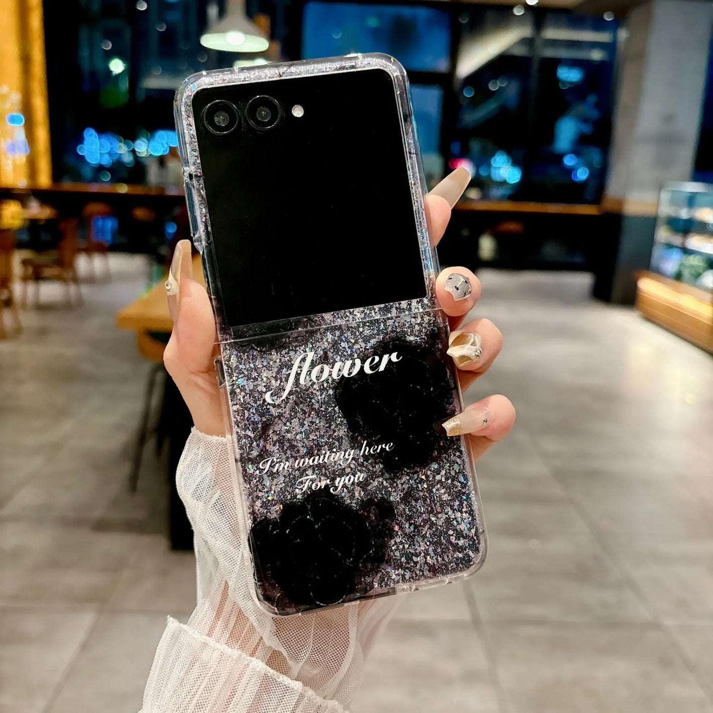 Colorful Gradient Flip Phone Case