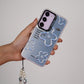 Galaxy S Series - Floral Pearl Case with Lanyard.