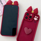 iPhone 14 Series - Wine Silicone Case