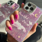 iPhone - Cute Moon Purple Case
