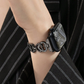 Chic Black Heart Chain Apple Watch Strap